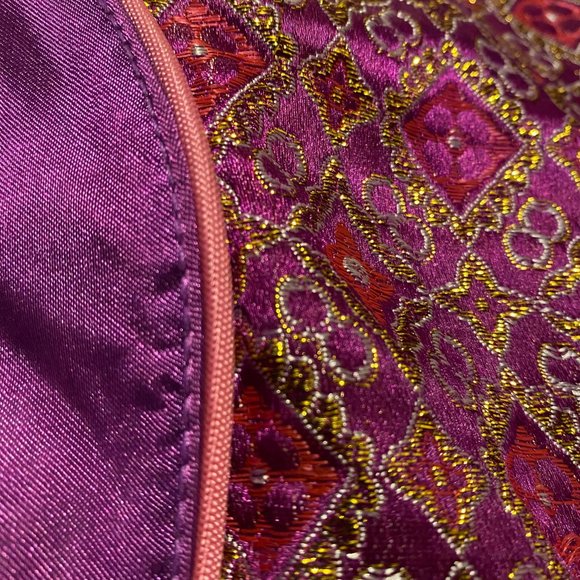 EastSport Purple BoHo Drawstring Backpack - Picture 3 of 5